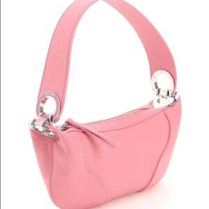 BY FAR Pink Mini Amira Shoulder Bag
